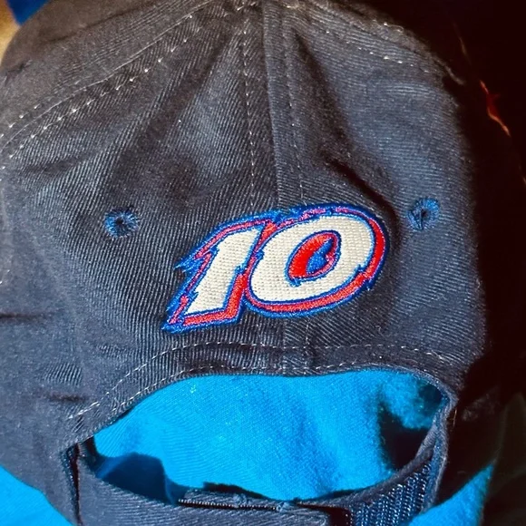 Rare vintage Baseball Cap Hat NASCAR 10 Valvoline Scott Riggs Racing Eagle One - Picture 4 of 6